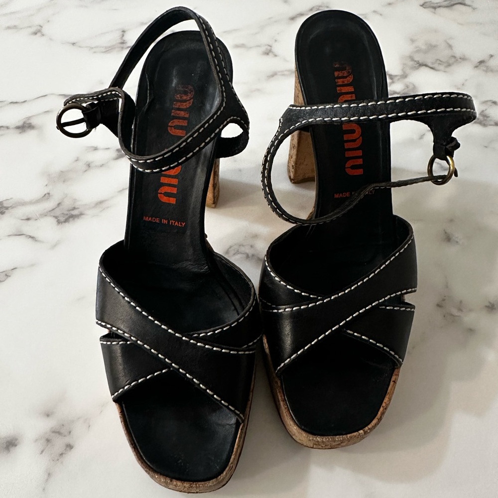 Vintage miu miu sick heel